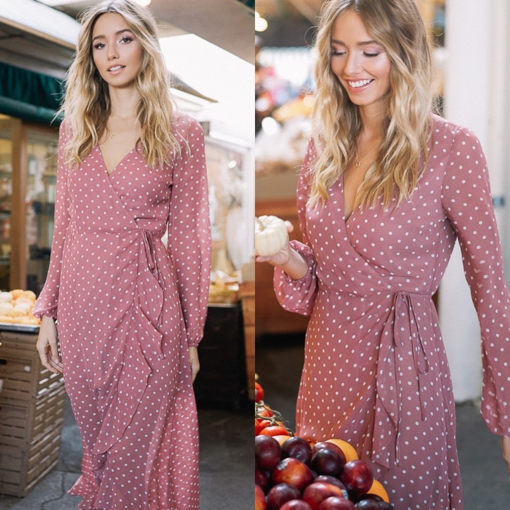 'Rosewood' Wrap Maxi Dress - Picture 2 of 8